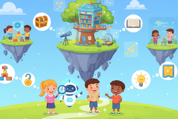 Happy kids using Chatsters